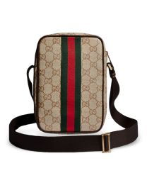 Gucci GG Mini Bag With Web A002SJ Coffee