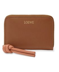 Loewe Zipped Coin Purse In Shiny Nappa Calfskin
