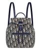Christian Dior Kids' Backpack Dark Blue