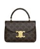 Celine Teen Nino Bag In Triomphe Canvas Coffee
