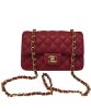 Chanel Quilted Leather Vintage Mini Flap Bag A01116 