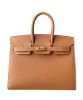 Hermes Birkin 25 Bronze Epsom Light Coffee