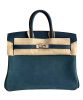 Hermes Birkin 25 Gris Caillou & Etoupe Grizzly and Swift Palladium Hardware 