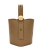 Loewe Mini Pebble Bucket Bag In Mellow Calfskin 