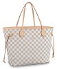 Louis Vuitton Damier Canvas Neverfull Tote N41361 White