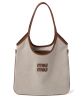 Miumiu IVY Canvas Bag 5BG231 Coffee