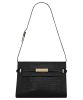 Saint Laurent Manhattan Shoulder Bag In Crocodile-embossed Shiny Leather 579271 Black