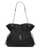 Saint Laurent Jamie Shopping Bag In Lambskin Black