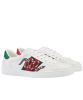 Gucci Ace Embroidered Low-top Unisex Sneaker 456230 White