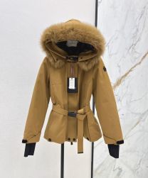 Moncler Women's Grenoble Lapanche Down Jacket With Belt
