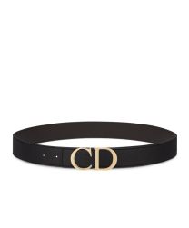 Christian Dior Reversible Belt Strap Black