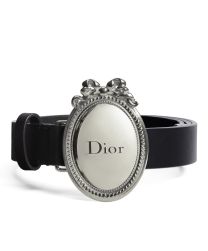 Christian Dior Medaillon Belt Black