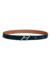 Hermes Hdn Belt Buckle & Hermes Sur Mer Reversible Leather Strap 24 MM Black