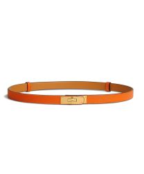 Hermes Kelly 18 Belt Orange