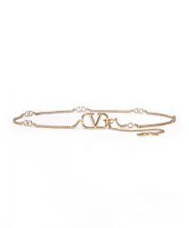 Valentino Garavani VLogo Signature Chain Belt Golden