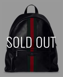Gucci Web Trademark Large Backpack 866981 Black
