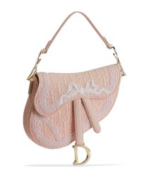 Christian Dior Small Saddle Bag M0457 Pink
