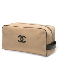 Chanel Large Zipped Pouch AP5267 Apricot