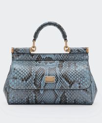 Dolce Gabbana Small Sicily Handbag Blue