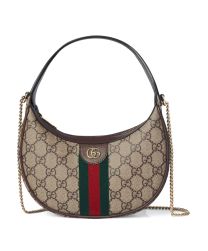 Gucci Ophidia Small Shoulder Bag Dark Coffee