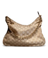 Gucci Lady Lunetta Chain Medium Shoulder Bag A006OA Apricot
