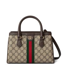 Gucci Ophidia Small Tote Bag Dark Coffee