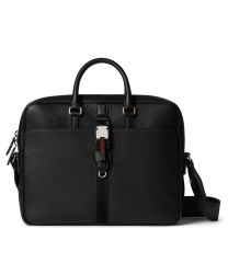 Gucci Medium Briefcase With Web 816757 Black
