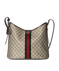 Gucci Ophidia Large Shoulder Bag Dark Coffee