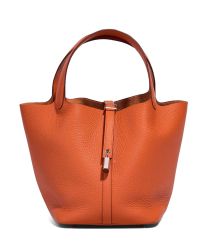 Hermes Picotin Lock 22 Bag Orange