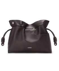 Loewe Panta Medium Flamenco Clutch In Shiny Calfskin A411FC1XBV
