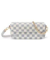 Louis Vuitton Wallet On Chain Ivy N40916 White