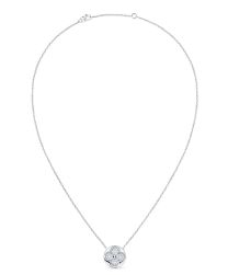 Louis Vuitton Diamond Blossom Sun Pendant Q93630 Silver