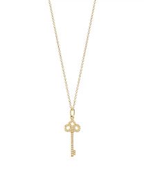Tiffany Women's Fleur De Lis Key Golden