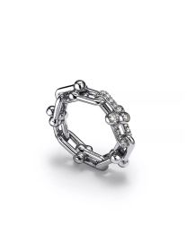 Tiffany Small Link Ring Silver