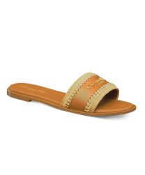 Christian Dior Women's Dioriviera D-Lane Slide Sandals Coffee