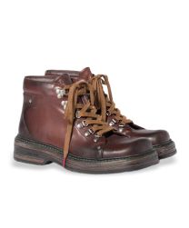 Miu Miu Women's Leather Booties 5T800E Coffee