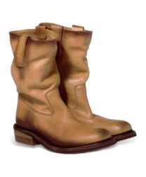 Miu Miu Women's Foule Leather Booties 5U680E Apricot