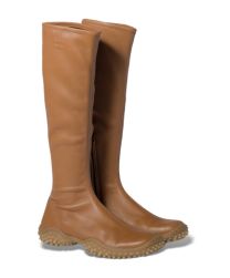 Miu Miu Women's Caramel Stretch Nappa Leather Boots 5W805E