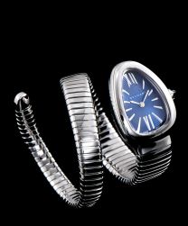 Bvlgari Stainless Steel Automatic Watch Blue