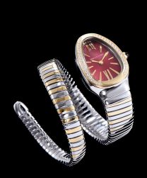 Bvlgari 18-carat gold and steel watch Henna