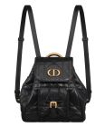 Christian Dior Small Dior Caro Backpack Black