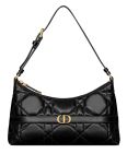 Christian Dior Miss Caro Mini Hobo Shoulder Bag Black