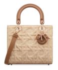 Christian Dior Medium Lady Dior Bag Apricot