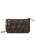 Fendi Baguette Pouch 8BS073 Coffee