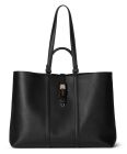 Gucci Large Tote Bag With Web 816753 Black