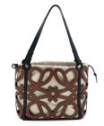 Loewe Small Anagram Cut-out Tote In Calfskin
