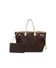 Louis Vuitton Monogram Neverfull M40990 Brown 