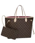 Louis Vuitton Monogram Neverfull M40991 Red 