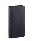 Louis Vuitton Damier Wallet N63212 Black
